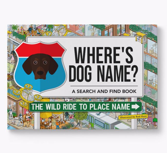 Personalised Bavarian Mountain Hound Book: Where's Dog Name? Volume 3